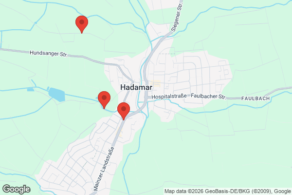 Karte mit Entrümpelungsaufträgen in Hadamar
