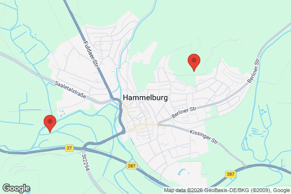 Karte mit Entrümpelungsaufträgen in Hammelburg