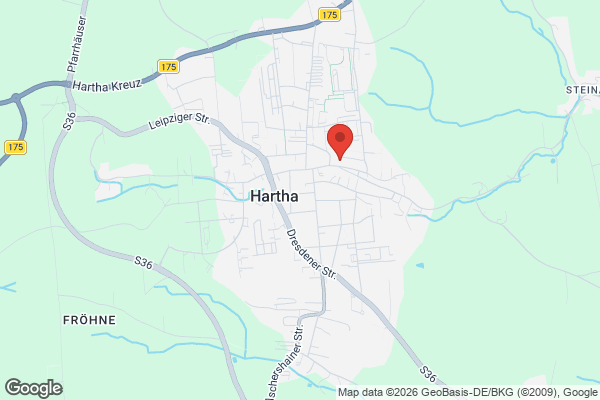 Karte mit Entrümpelungsaufträgen in Hartha