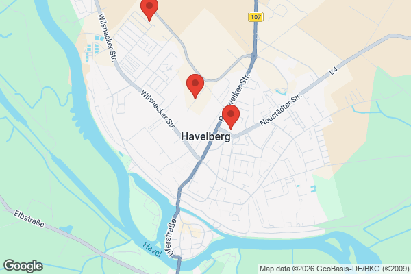 Karte mit Entrümpelungsaufträgen in Havelberg