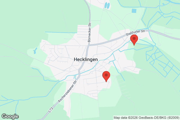 Karte mit Entrümpelungsaufträgen in Hecklingen