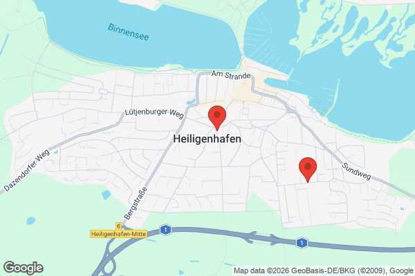 Karte mit Entrümpelungsaufträgen in Heiligenhafen