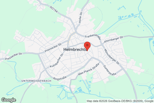 Karte mit Entrümpelungsaufträgen in Helmbrechts