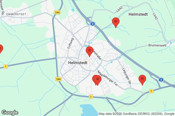 Karte mit Entrümpelungsaufträgen in Helmstedt