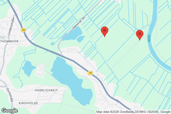 Karte mit Entrümpelungsaufträgen in Hemmoor