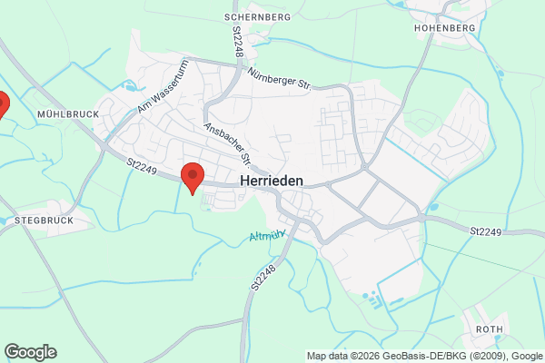 Karte mit Entrümpelungsaufträgen in Herrieden