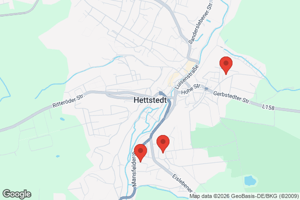 Karte mit Entrümpelungsaufträgen in Hettstedt