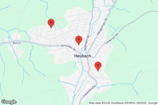 Karte mit Entrümpelungsaufträgen in Heubach