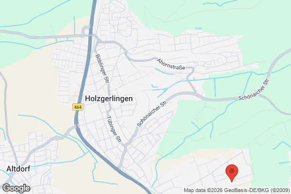 Karte mit Entrümpelungsaufträgen in Holzgerlingen