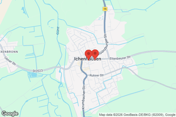 Karte mit Entrümpelungsaufträgen in Ichenhausen