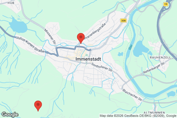 Karte mit Entrümpelungsaufträgen in Immenstadt