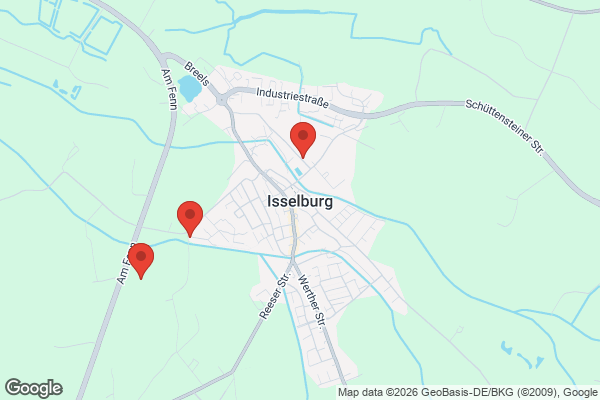 Karte mit Entrümpelungsaufträgen in Isselburg