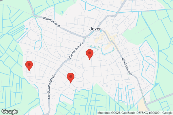 Karte mit Entrümpelungsaufträgen in Jever