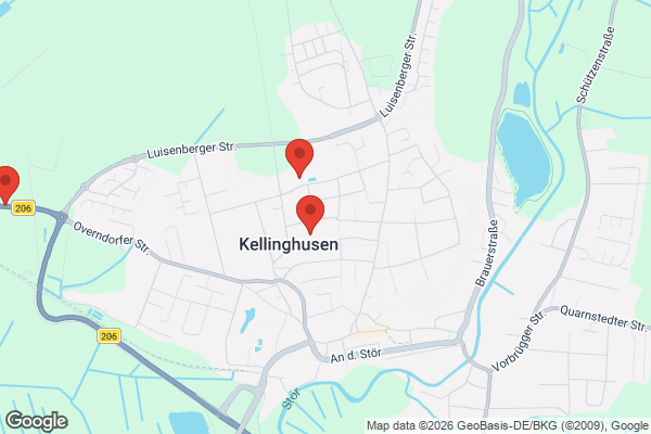 Karte mit Entrümpelungsaufträgen in Kellinghusen