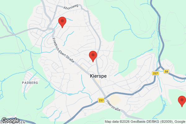 Karte mit Entrümpelungsaufträgen in Kierspe