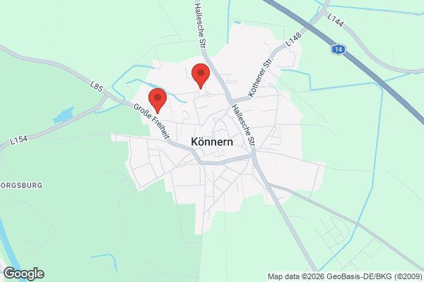 Karte mit Entrümpelungsaufträgen in Könnern