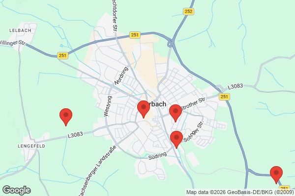 Karte mit Entrümpelungsaufträgen in Korbach