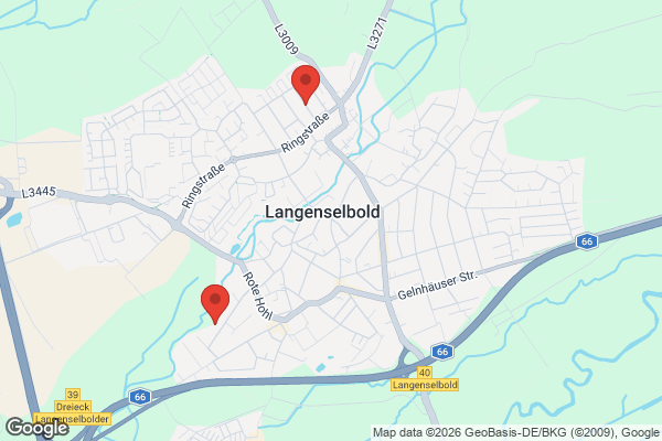 Karte mit Entrümpelungsaufträgen in Langenselbold