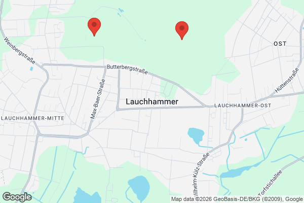 Karte mit Entrümpelungsaufträgen in Lauchhammer