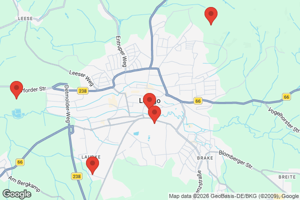 Karte mit Entrümpelungsaufträgen in Lemgo