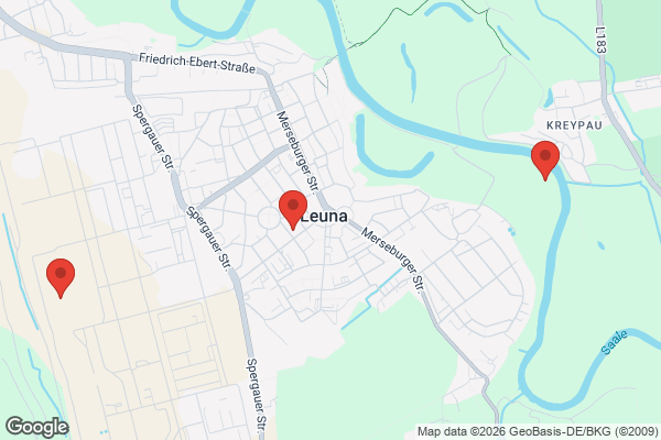 Karte mit Entrümpelungsaufträgen in Leuna