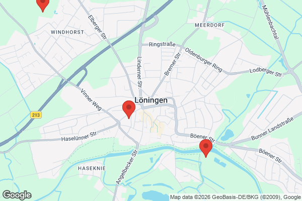 Karte mit Entrümpelungsaufträgen in Löningen