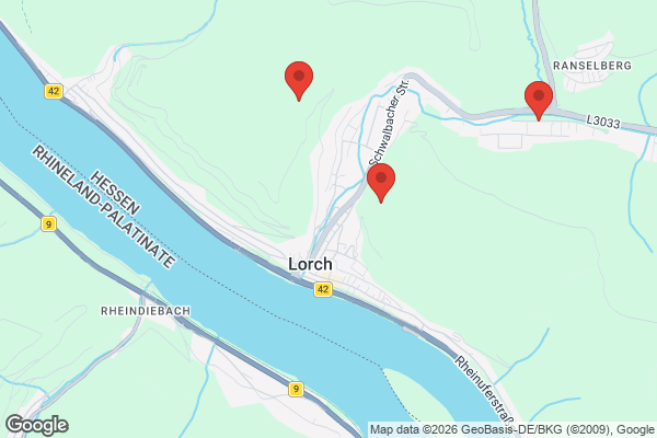Karte mit Entrümpelungsaufträgen in Lorch