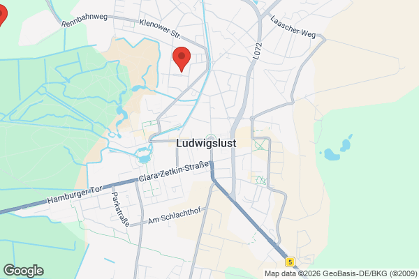 Karte mit Entrümpelungsaufträgen in Ludwigslust