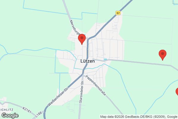 Karte mit Entrümpelungsaufträgen in Lützen