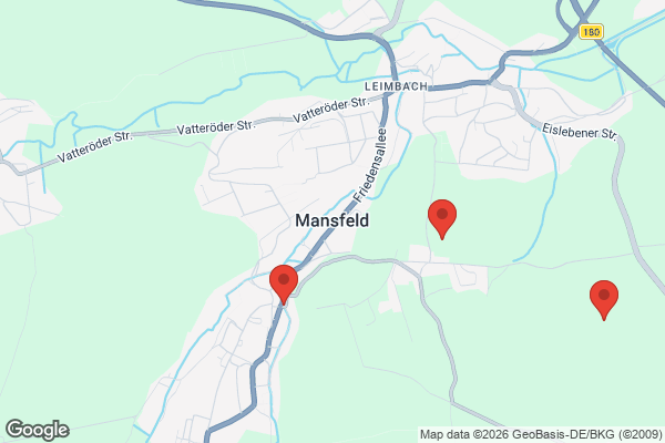 Karte mit Entrümpelungsaufträgen in Mansfeld