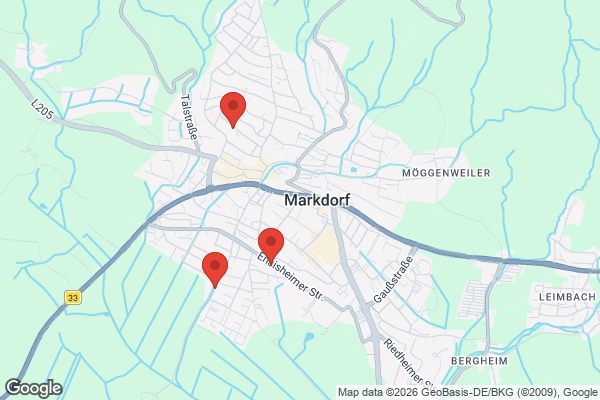 Karte mit Entrümpelungsaufträgen in Markdorf