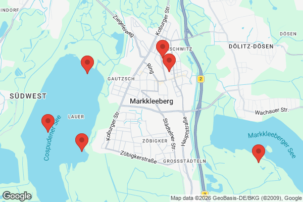Karte mit Entrümpelungsaufträgen in Markkleeberg