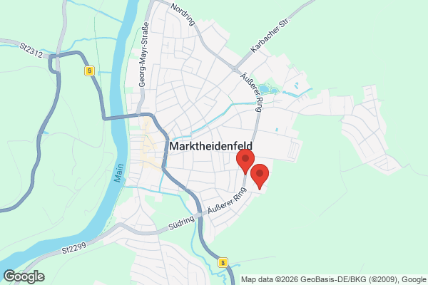 Karte mit Entrümpelungsaufträgen in Marktheidenfeld