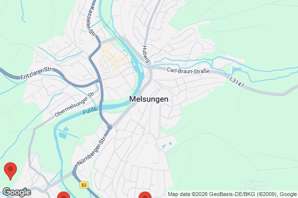 Karte mit Entrümpelungsaufträgen in Melsungen
