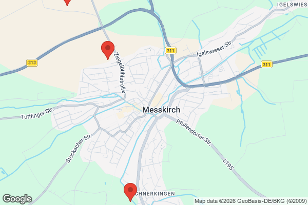 Karte mit Entrümpelungsaufträgen in Meßkirch