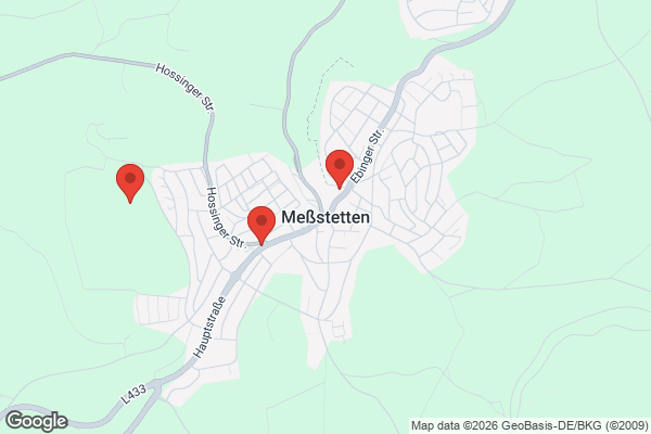 Karte mit Entrümpelungsaufträgen in Meßstetten