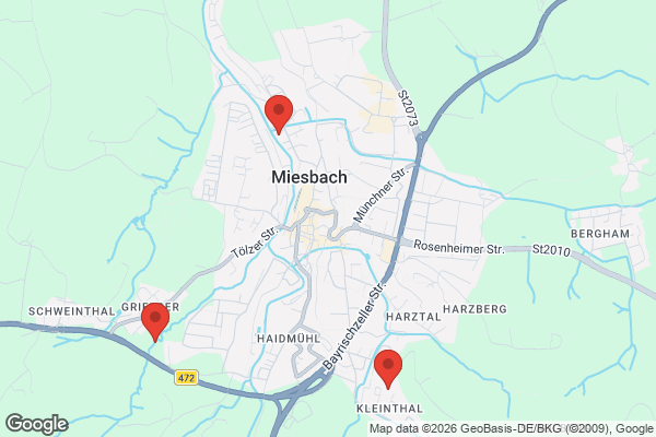 Karte mit Entrümpelungsaufträgen in Miesbach