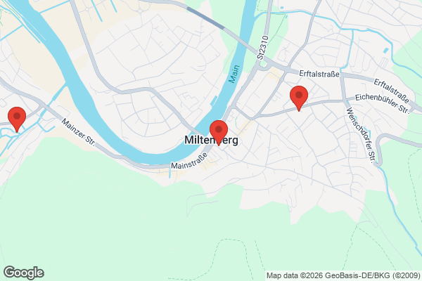 Karte mit Entrümpelungsaufträgen in Miltenberg
