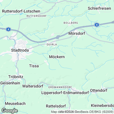 Karte von Möckern und Umgebung
