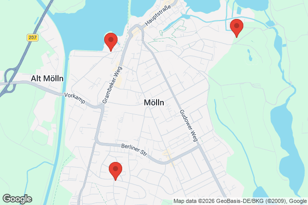 Karte mit Entrümpelungsaufträgen in Mölln