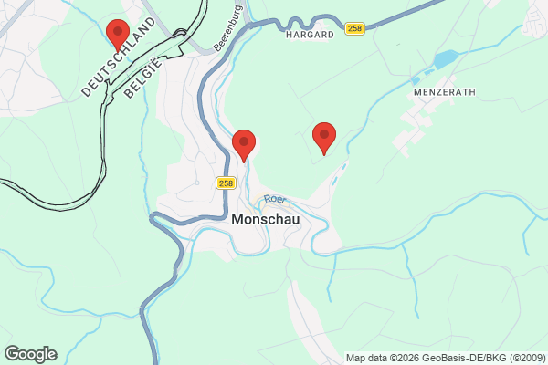 Karte mit Entrümpelungsaufträgen in Monschau