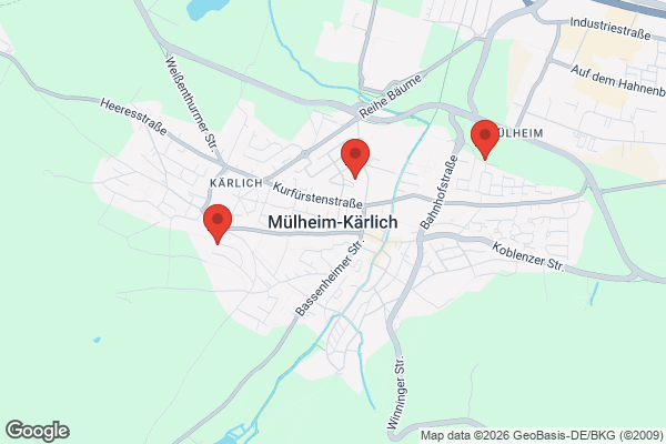 Karte mit Entrümpelungsaufträgen in Mülheim-Kärlich