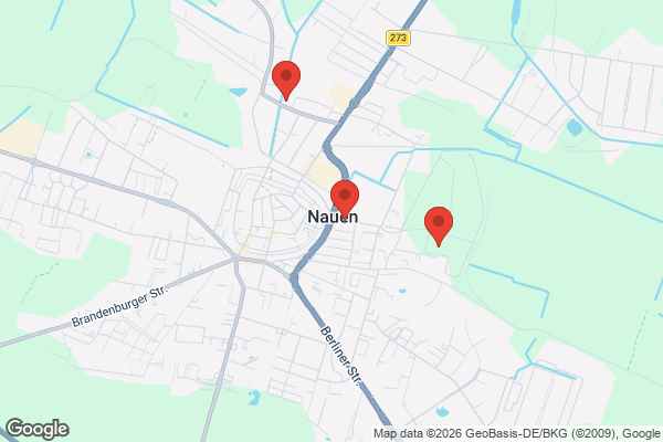 Karte mit Entrümpelungsaufträgen in Nauen