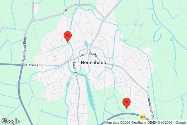Karte mit Entrümpelungsaufträgen in Neuenhaus