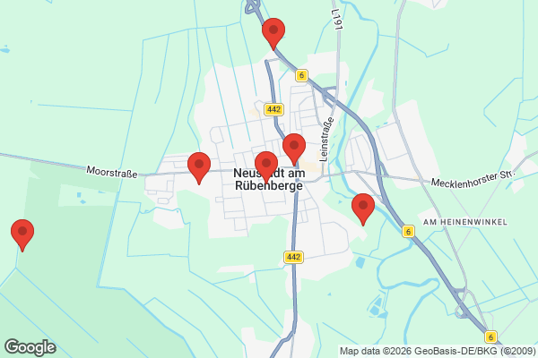 Karte mit Entrümpelungsaufträgen in Neustadt am Rübenberge