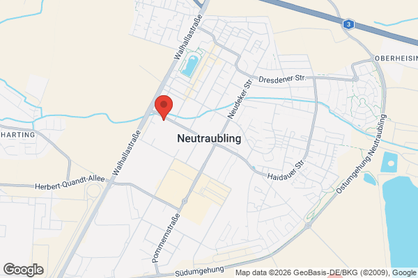 Karte mit Entrümpelungsaufträgen in Neutraubling