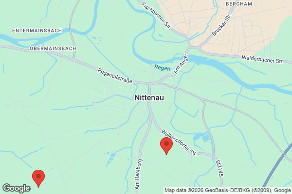 Karte mit Entrümpelungsaufträgen in Nittenau
