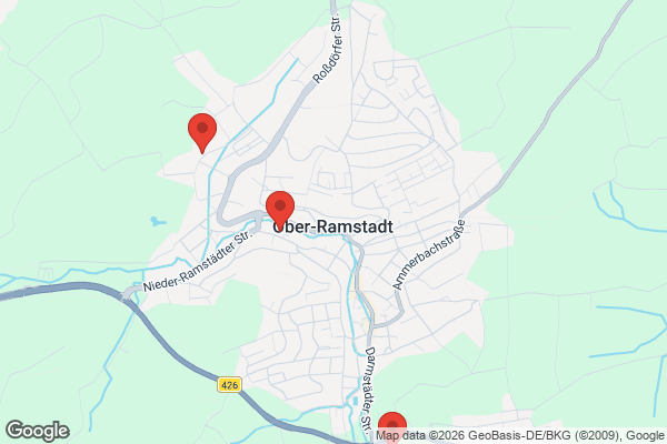 Karte mit Entrümpelungsaufträgen in Ober-Ramstadt