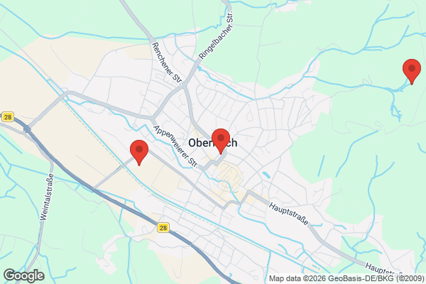Karte mit Entrümpelungsaufträgen in Oberkirch