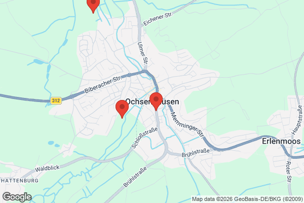 Karte mit Entrümpelungsaufträgen in Ochsenhausen